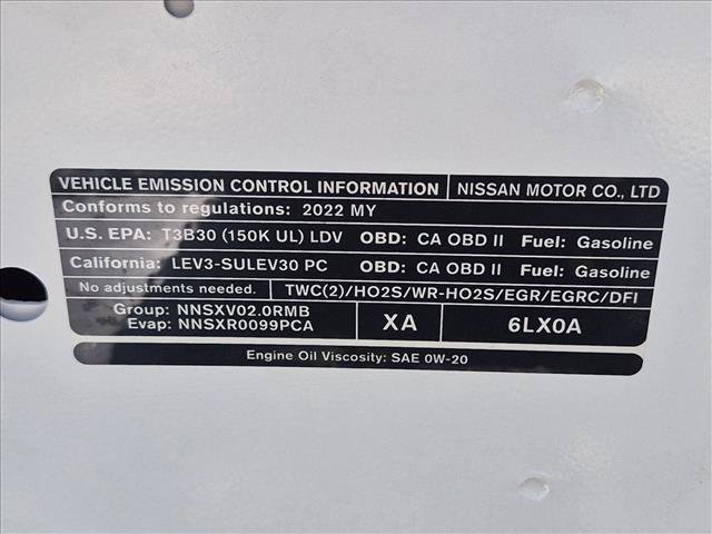 Used 2022 Nissan Sentra SR w/ Lighting Package FWD image 23
