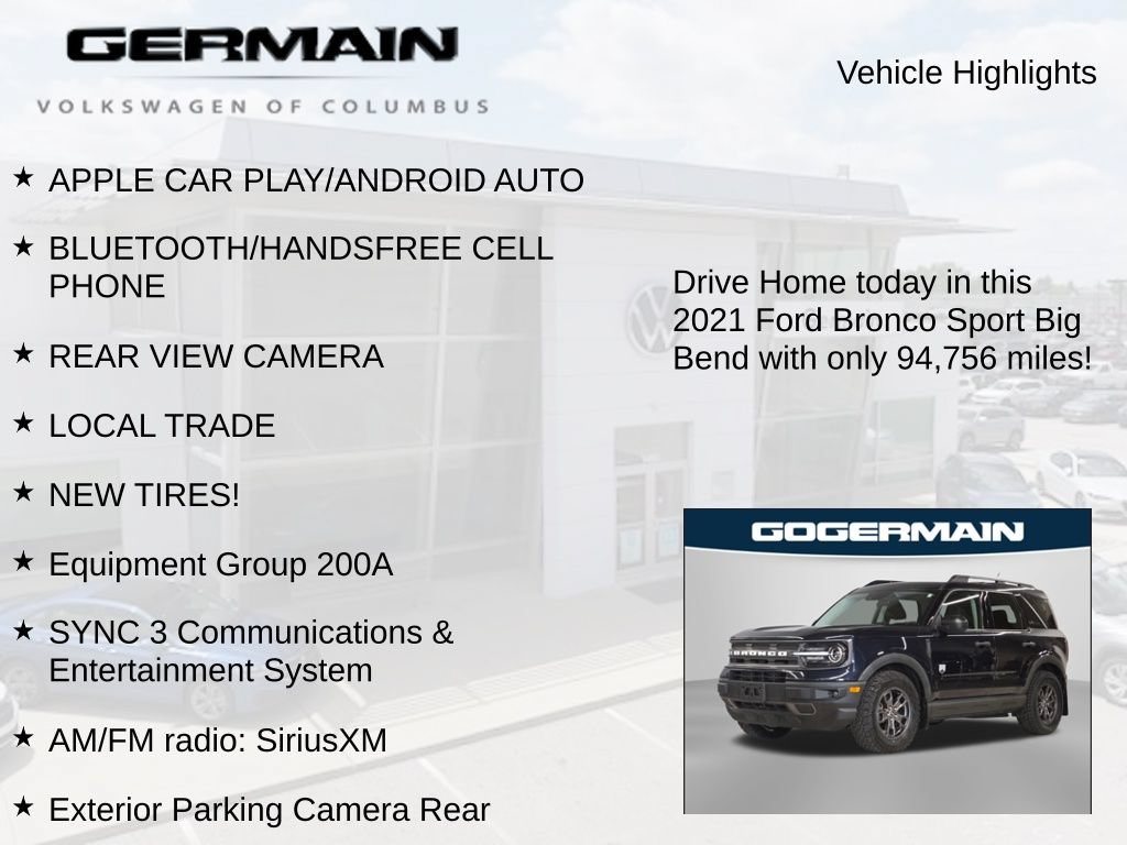 Used 2021 Ford Bronco Sport Big Bend AWD/4WD image 5