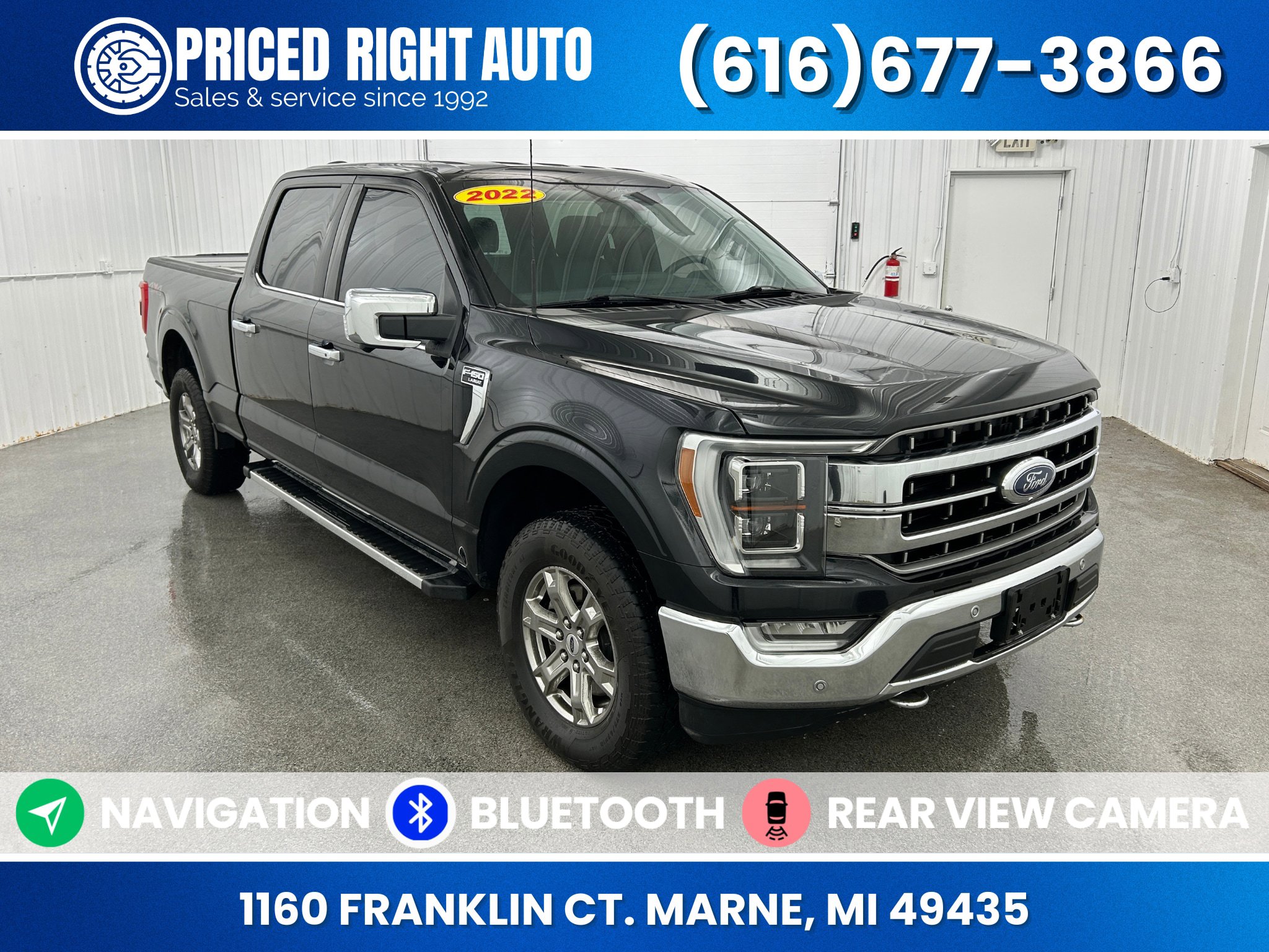 Used 2022 Ford F150 Lariat w/ Equipment Group 502A High AWD/4WD image 1