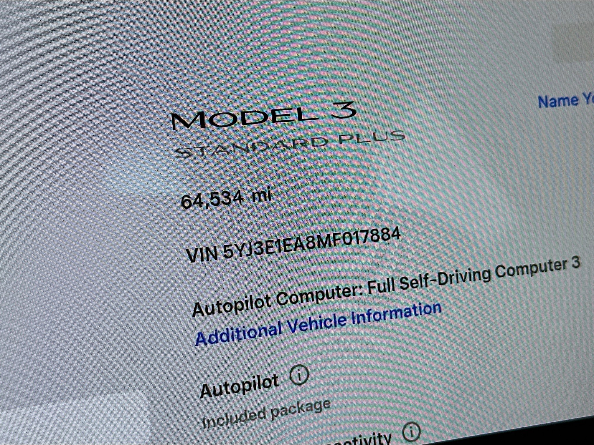 Used 2021 Tesla Model 3 Standard Range Plus RWD image 18