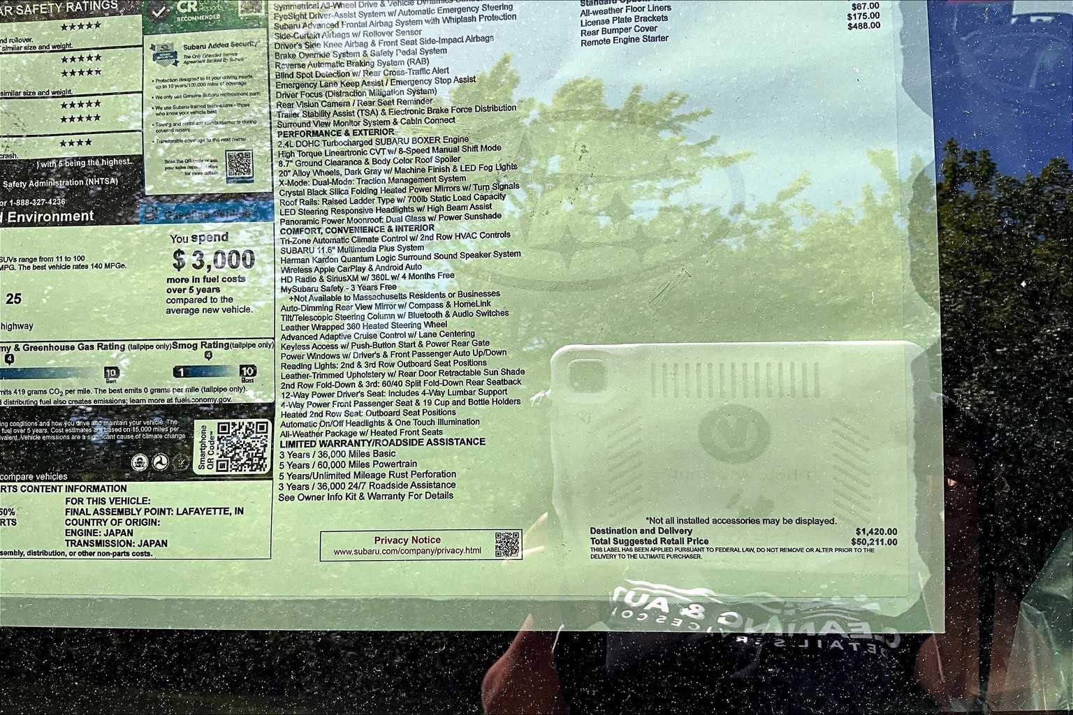 New 2025 Subaru Ascent Limited image 20