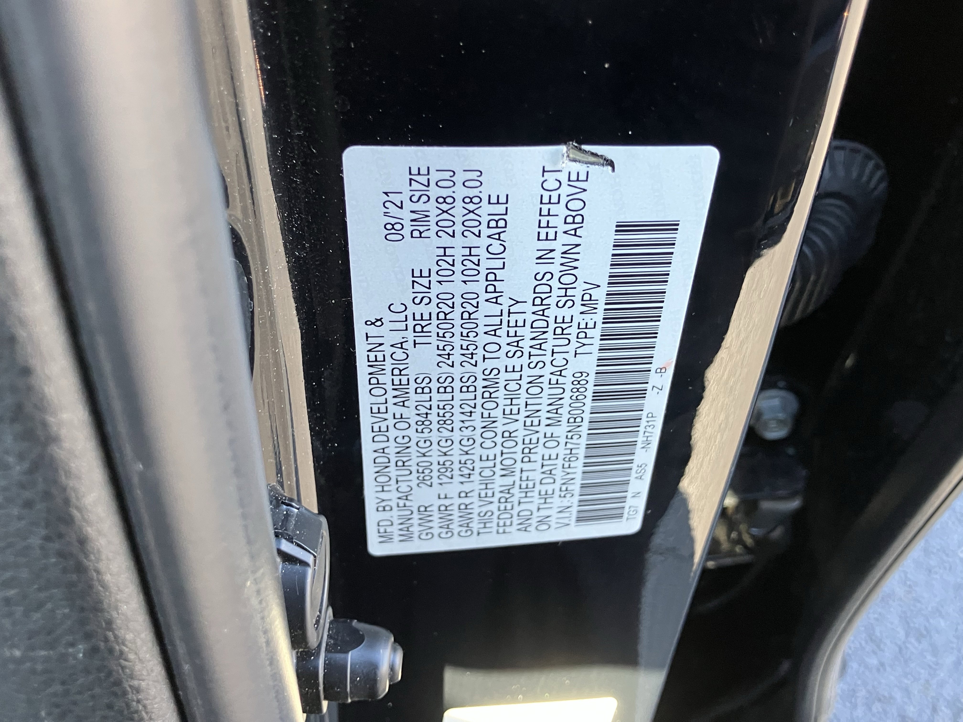 Used 2022 Honda Pilot Black Edition image 30