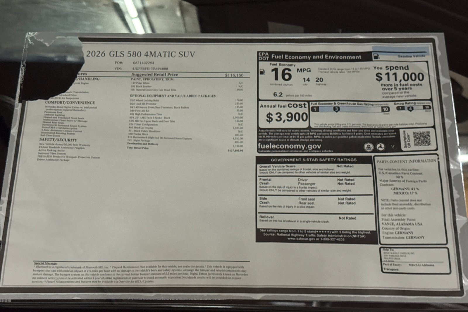 New 2026 Mercedes-Benz GLS 580 4MATIC image 31