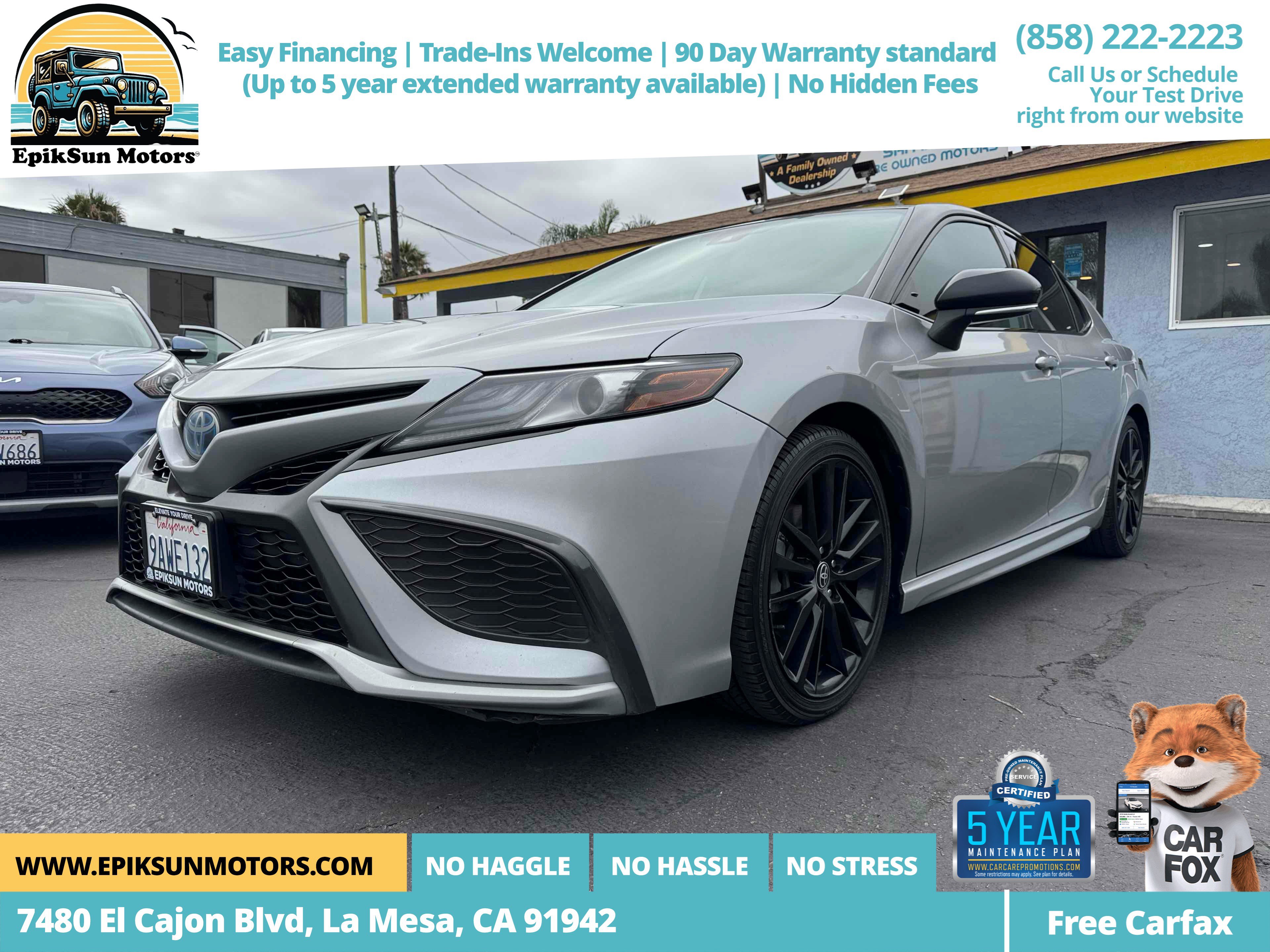 Used 2022 Toyota Camry XSE w/ Navigation Upgrade Package