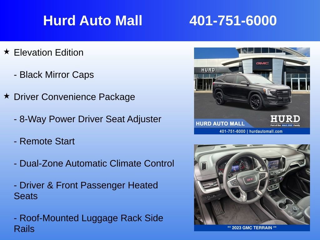 Certified 2023 GMC Terrain SLE w/ Driver Convenience Package image 18
