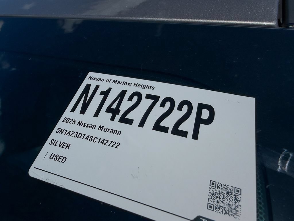 Certified 2025 Nissan Murano Platinum w/ Cargo Package AWD/4WD image 29