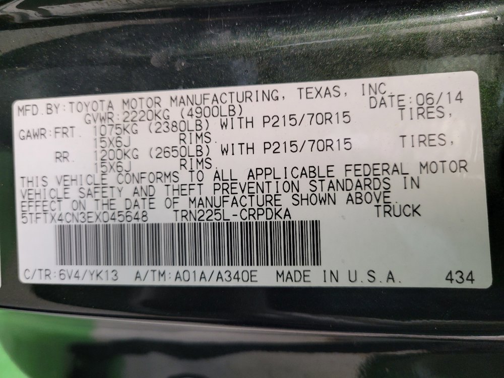 Used 2014 Toyota Tacoma 2WD Access Cab w/ SR5 Package image 33