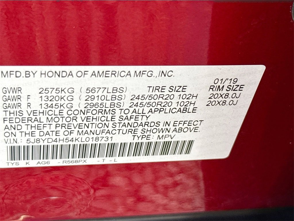 Used 2019 Acura MDX SH-AWD w/ Technology Package image 36
