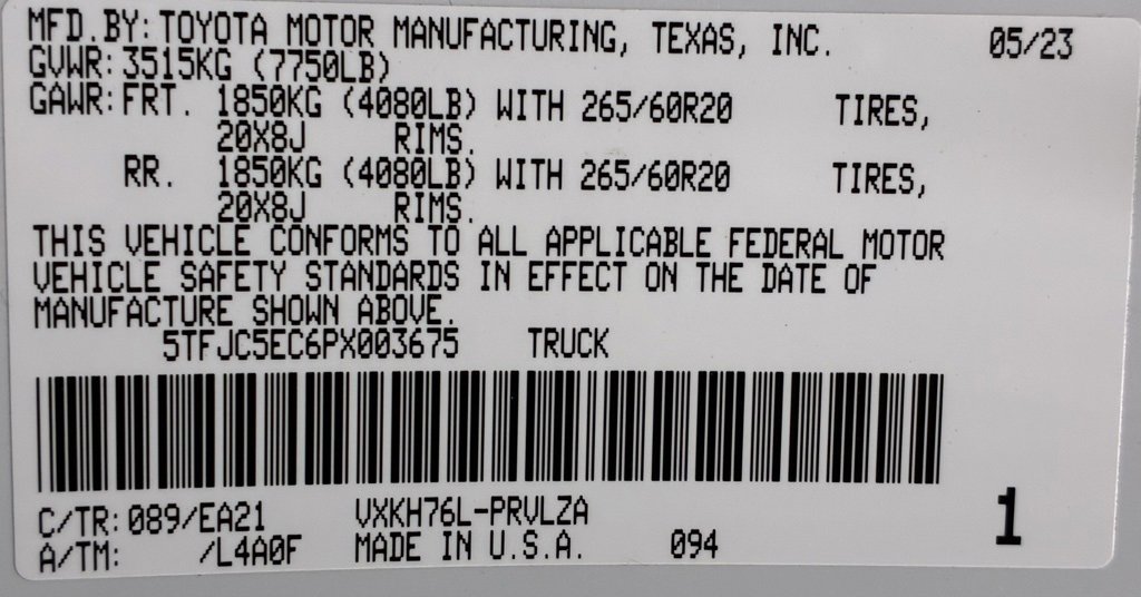 Used 2023 Toyota Tundra Limited image 59
