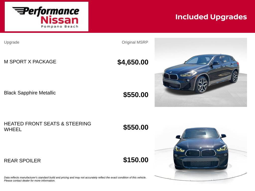 Used 2019 BMW X2 xDrive28i w/ M Sport X Package AWD/4WD image 7