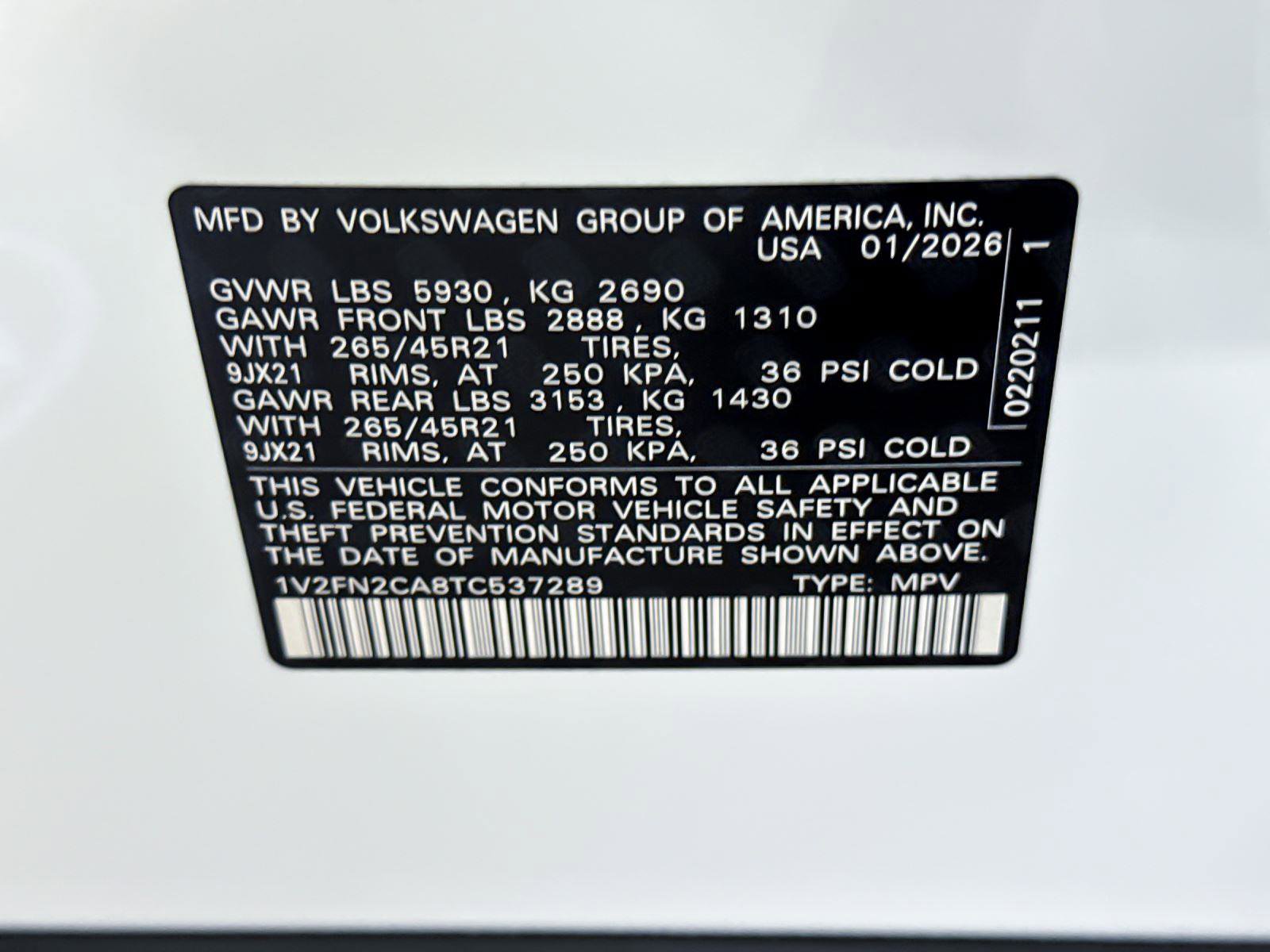 New 2026 Volkswagen Atlas SEL Premium R-Line image 29