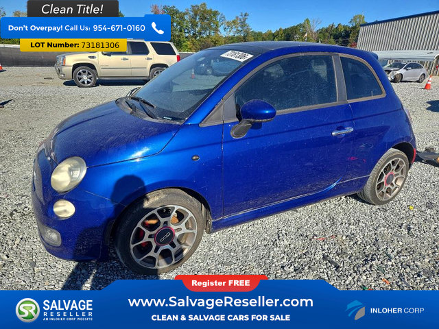 Used 2012 FIAT 500 Sport w/ Safety & Convenience Pkg FWD image 1
