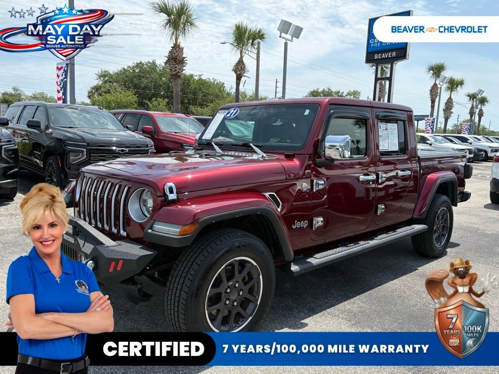 Used 2021 Jeep Gladiator Overland w/ Popular Equipment Package AWD/4WD image 1