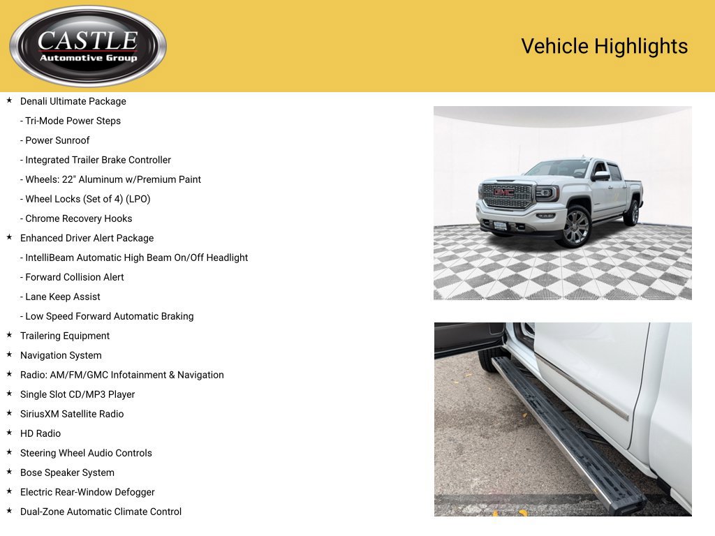Used 2018 GMC Sierra 1500 Denali w/ Denali Ultimate Package AWD/4WD image 10