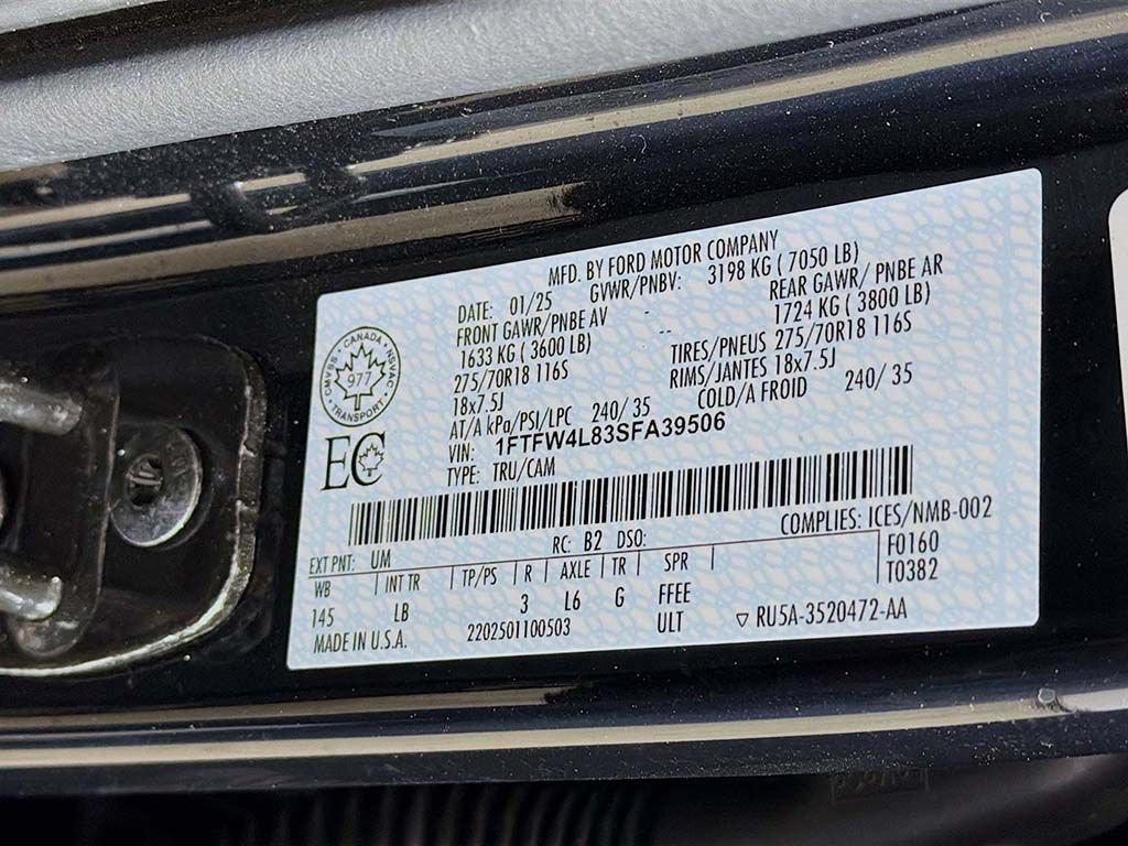 Used 2025 Ford F150 Tremor w/ Mobile Office Package AWD/4WD image 43