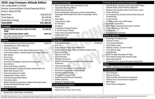 Used 2020 Jeep Compass Latitude image 5
