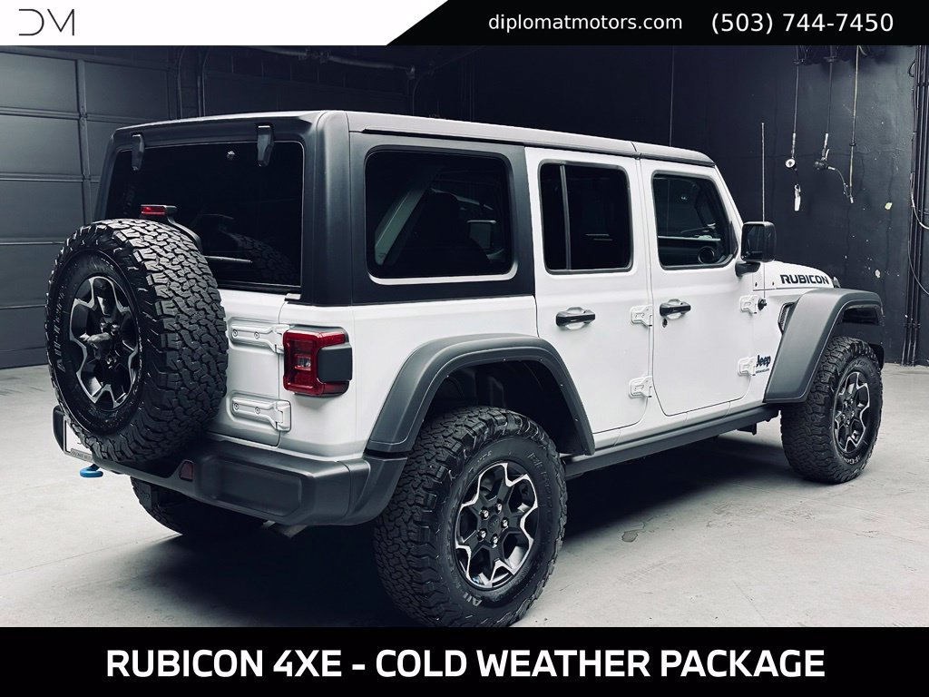 Used 2023 Jeep Wrangler Unlimited Rubicon 4xe w/ Cold Weather Group AWD/4WD image 7