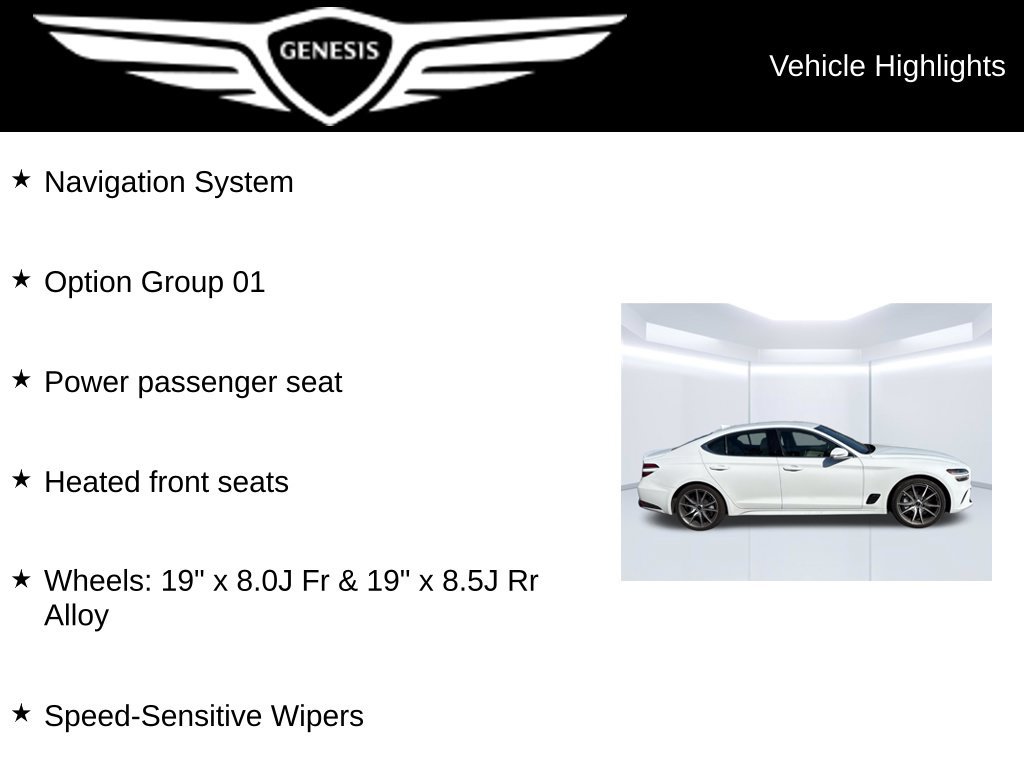 Used 2025 Genesis G70 2.5T AWD/4WD image 7