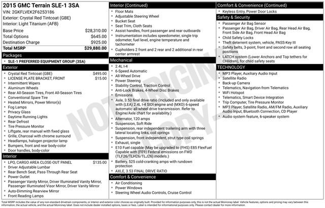 Used 2015 GMC Terrain SLE image 8