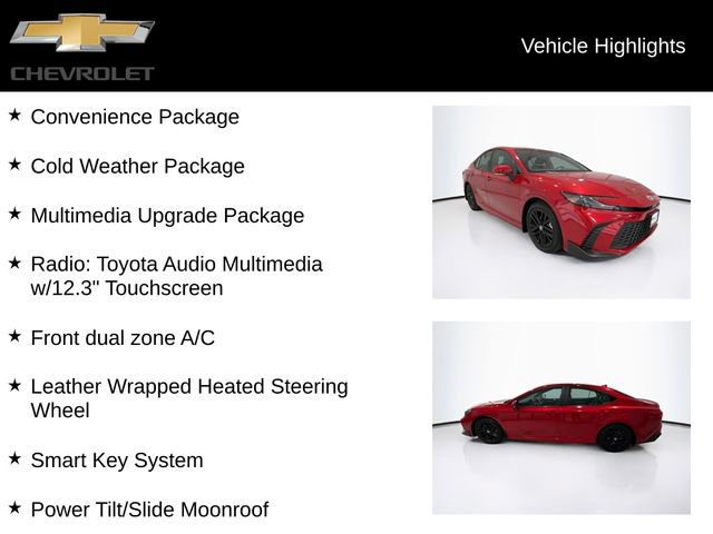 Used 2025 Toyota Camry SE w/ Multimedia Upgrade Package image 5