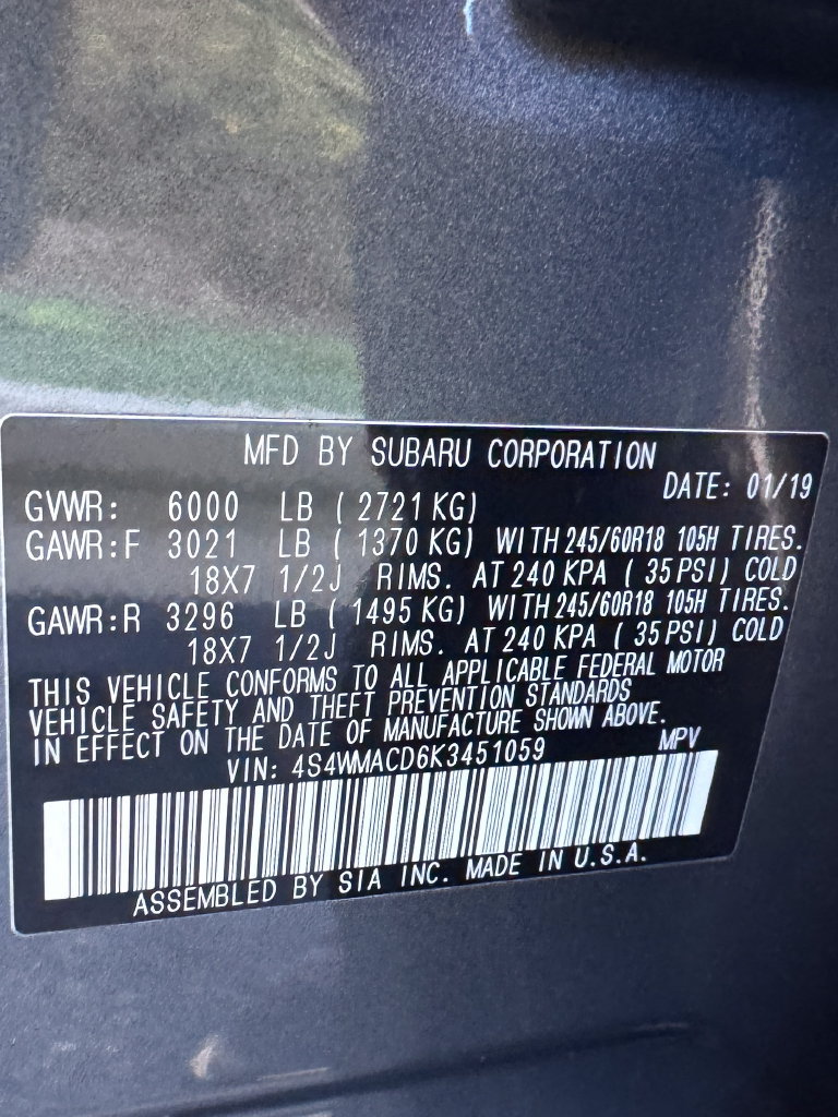 Used 2019 Subaru Ascent Premium AWD/4WD image 38