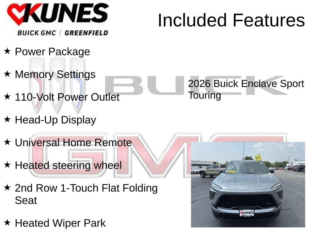 New 2026 Buick Enclave Sport Touring w/ Power Package AWD/4WD image 3