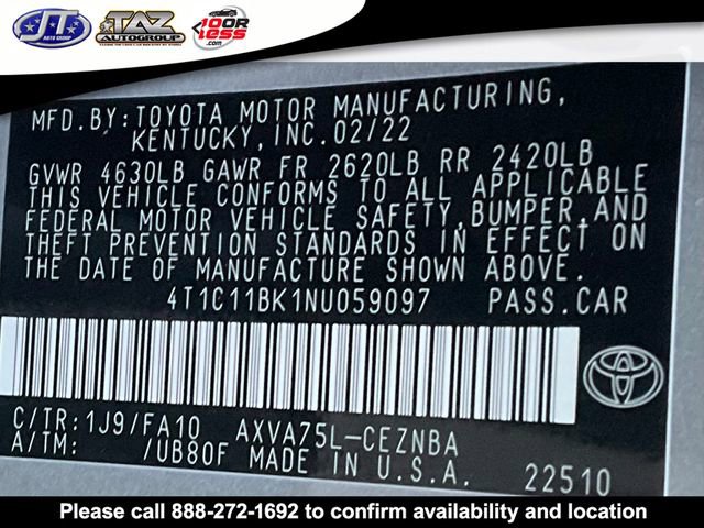 Used 2022 Toyota Camry LE image 16