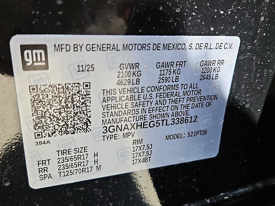 New 2026 Chevrolet Equinox LT w/ Safety and Technology Package image 20