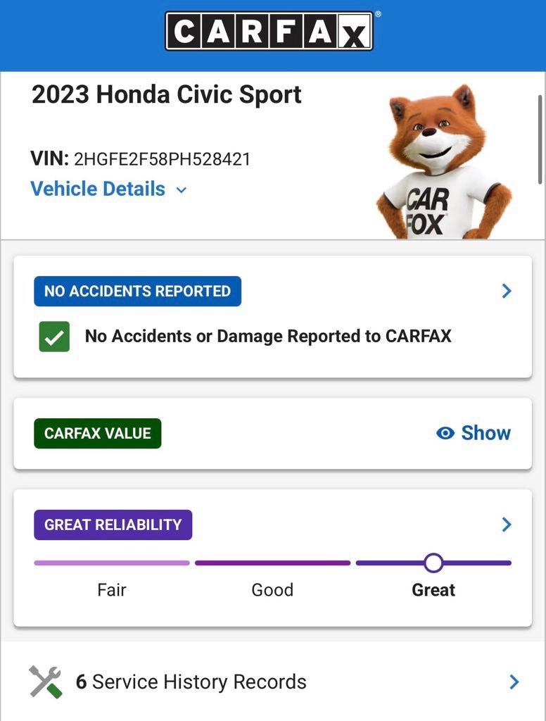 Used 2023 Honda Civic Sport image 4
