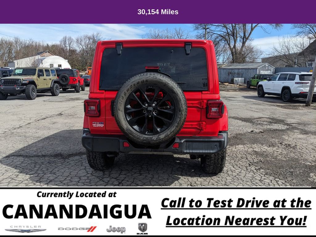 Used 2021 Jeep Wrangler Unlimited Sahara 4xe w/ Cold Weather Group image 11