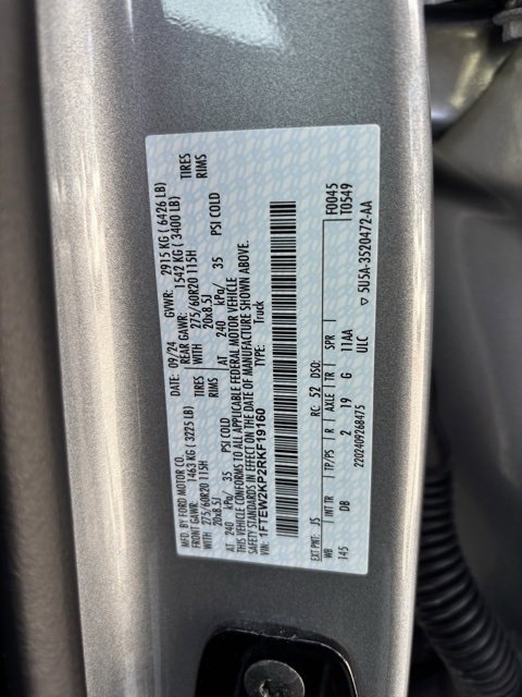 Used 2024 Ford F150 STX w/ STX Black Appearance Package image 8