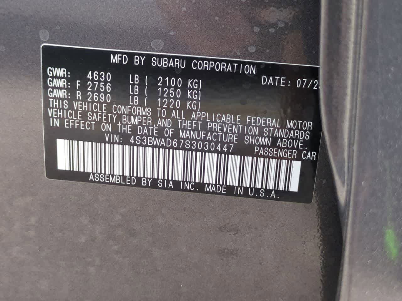 Certified 2025 Subaru Legacy Premium w/ Popular Package #1A AWD/4WD image 32