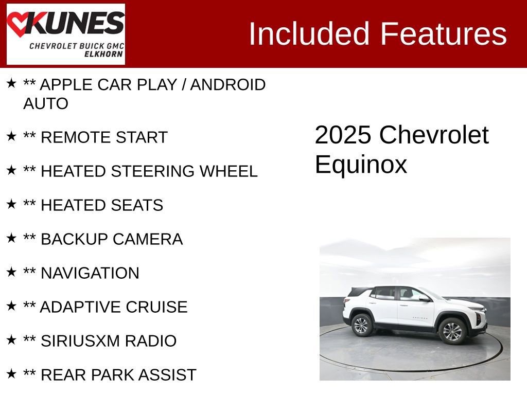 Used 2025 Chevrolet Equinox LT AWD/4WD image 2