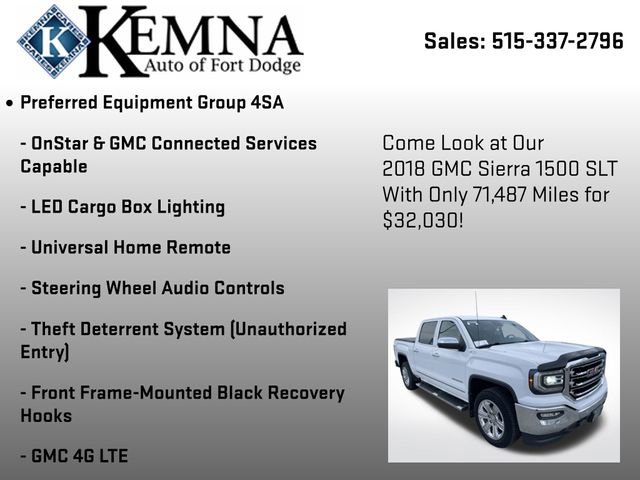 Used 2018 GMC Sierra 1500 SLT image 31