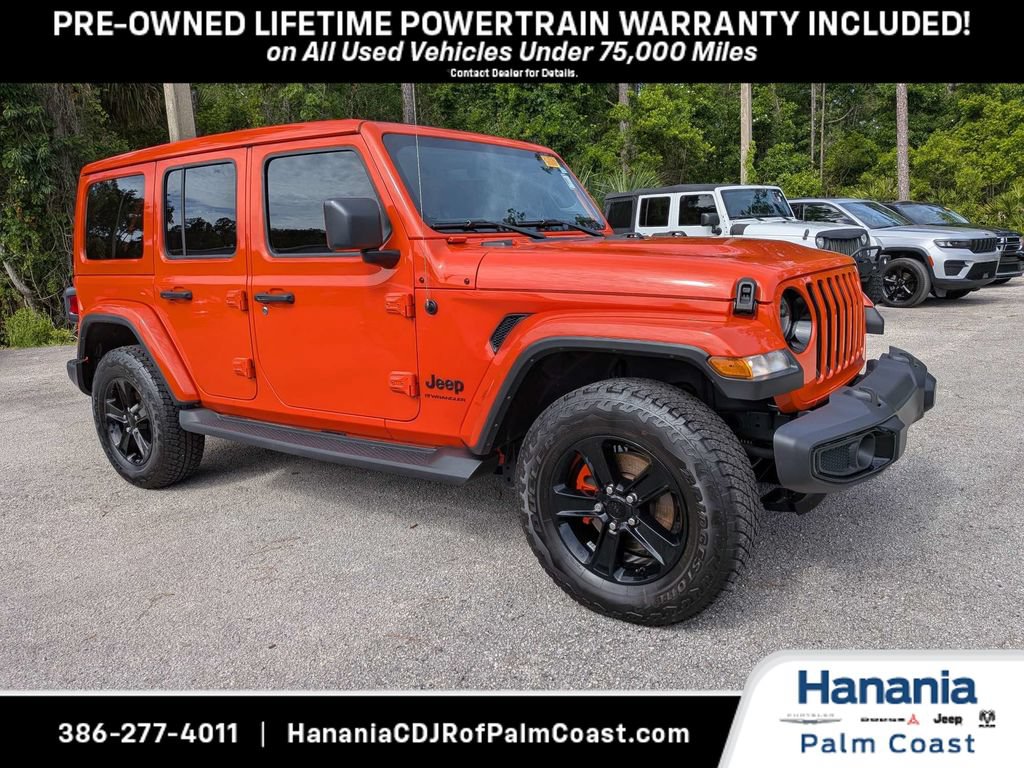Used 2023 Jeep Wrangler Unlimited Sahara AWD/4WD image 1