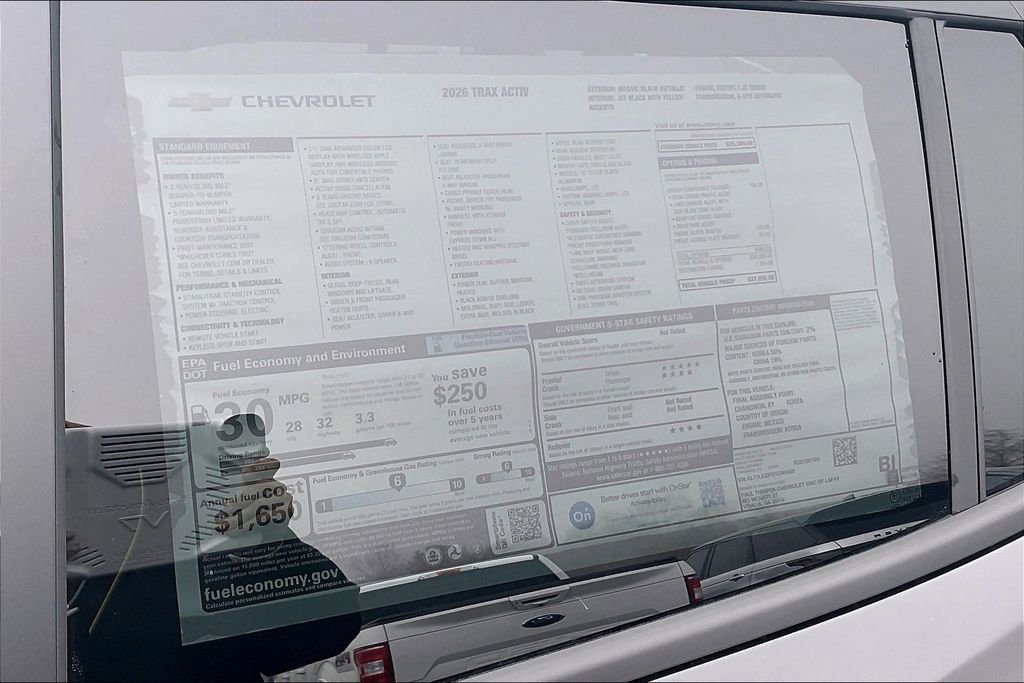 New 2026 Chevrolet Trax ACTIV w/ Driver Confidence Package image 14