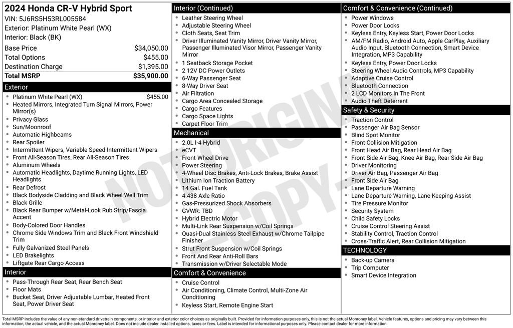 Certified 2024 Honda CR-V Sport image 37