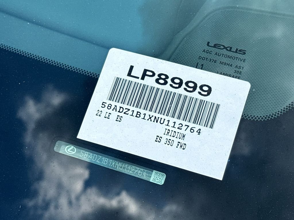 Used 2022 Lexus ES 350 w/ Premium Package FWD image 17