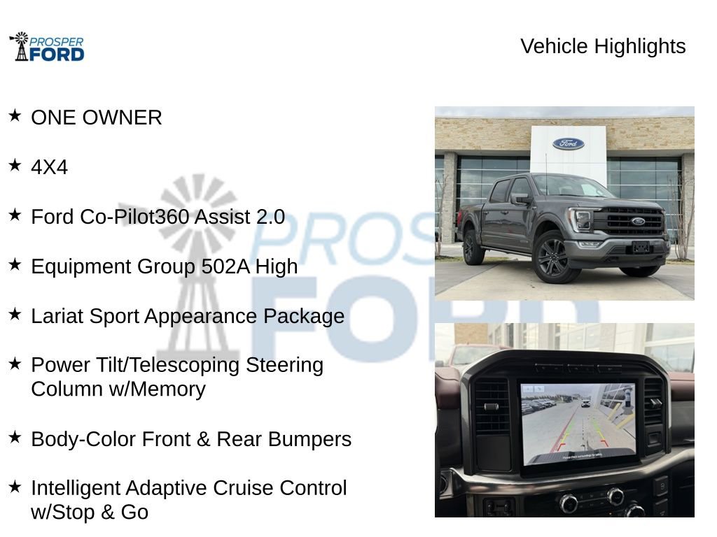 Used 2023 Ford F150 Lariat w/ Equipment Group 502A High image 5