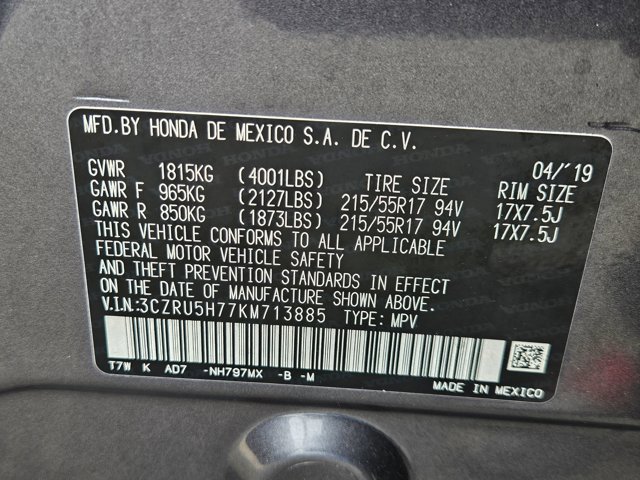 Used 2019 Honda HR-V EX-L image 15