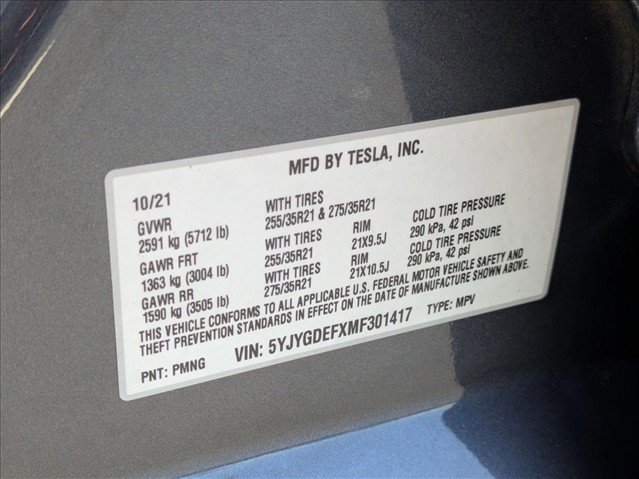 Used 2021 Tesla Model Y Performance AWD/4WD image 26
