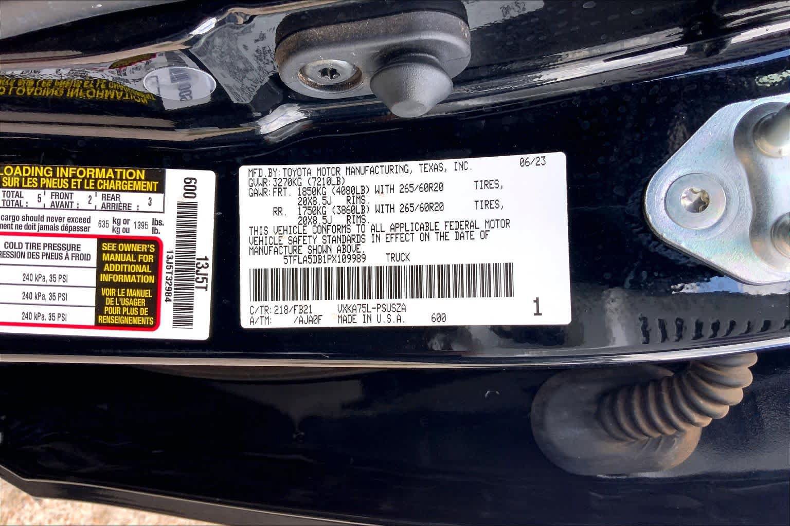 Used 2023 Toyota Tundra SR5 AWD/4WD image 30