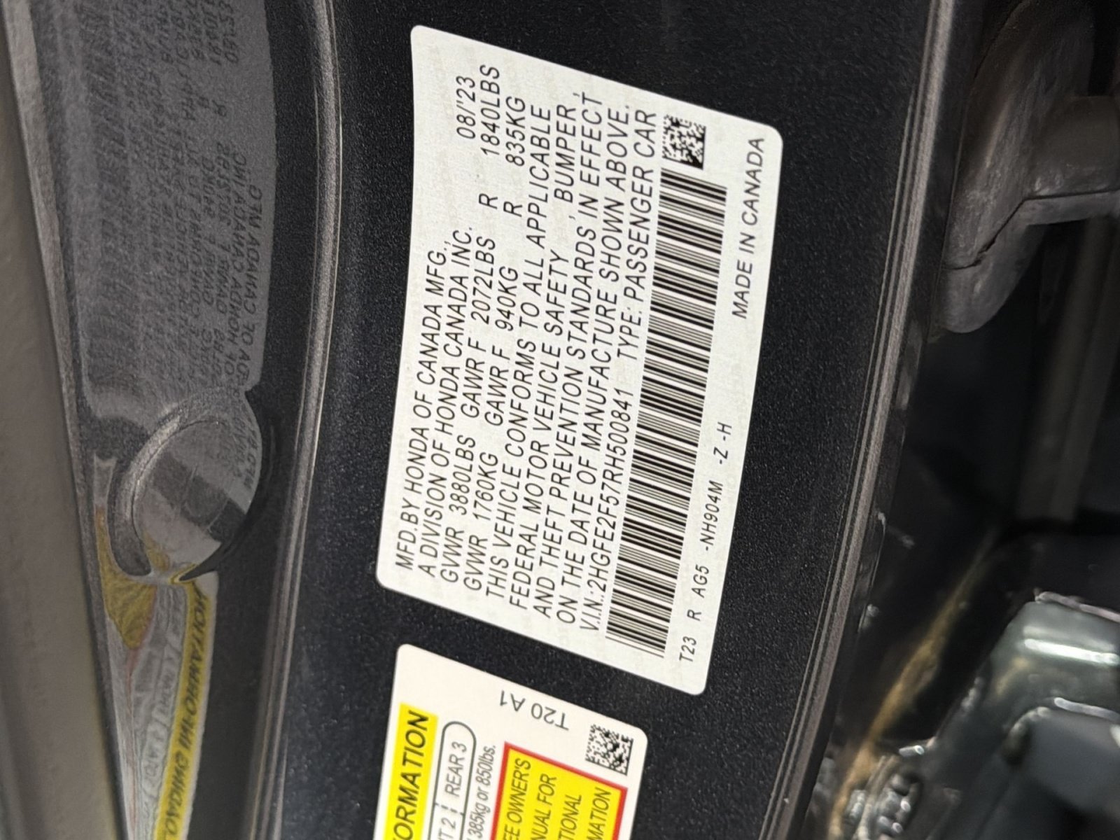 Used 2024 Honda Civic Sport image 27