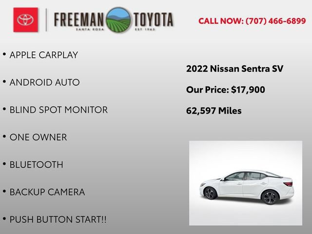 Used 2022 Nissan Sentra SV FWD image 5