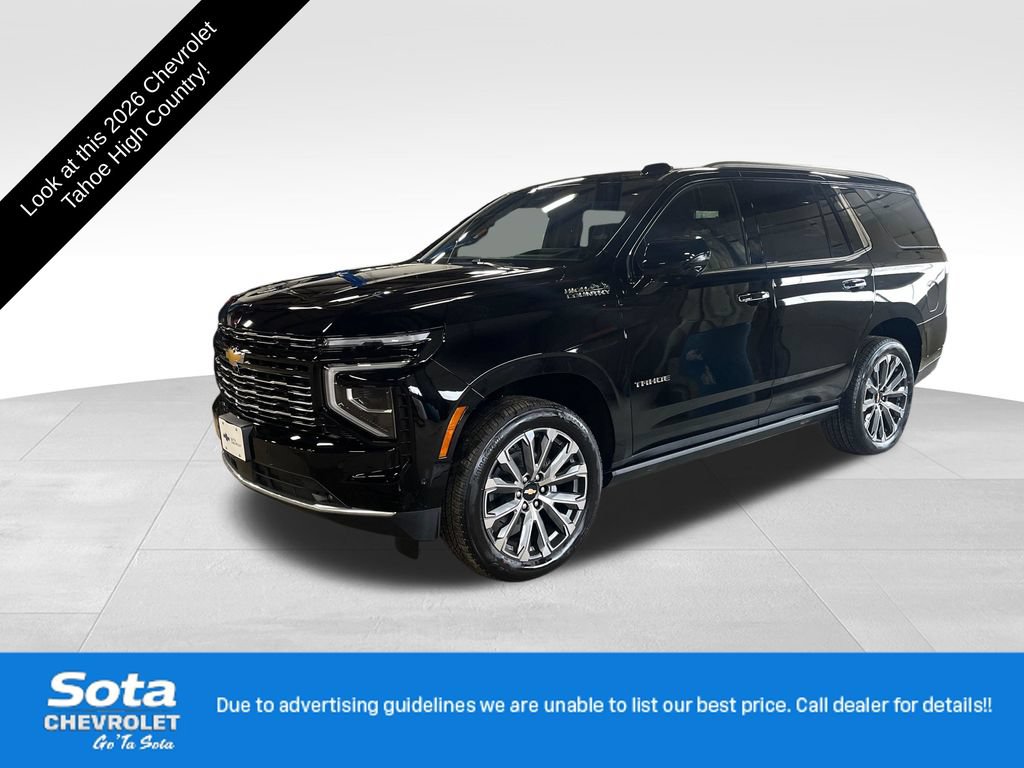 New 2026 Chevrolet Tahoe High Country AWD/4WD image 1