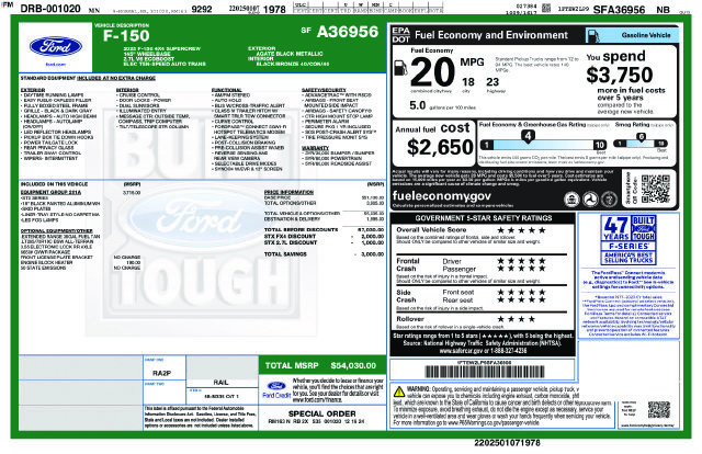 Certified 2025 Ford F150 STX w/ Equipment Group 201A FX4 AWD/4WD image 31