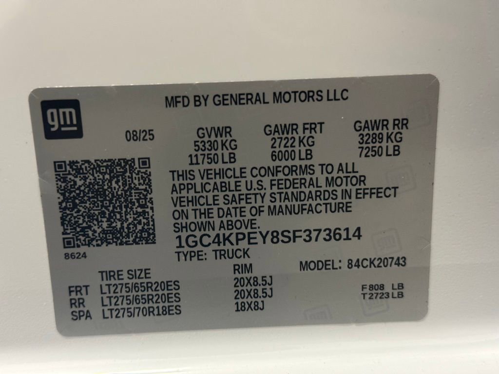 New 2025 Chevrolet Silverado 2500 LTZ w/ LTZ Convenience Package image 48