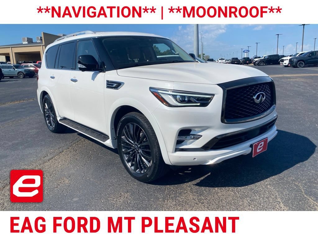 Used 2021 INFINITI QX80 Premium Select w/ Cargo Package RWD 360° Tour