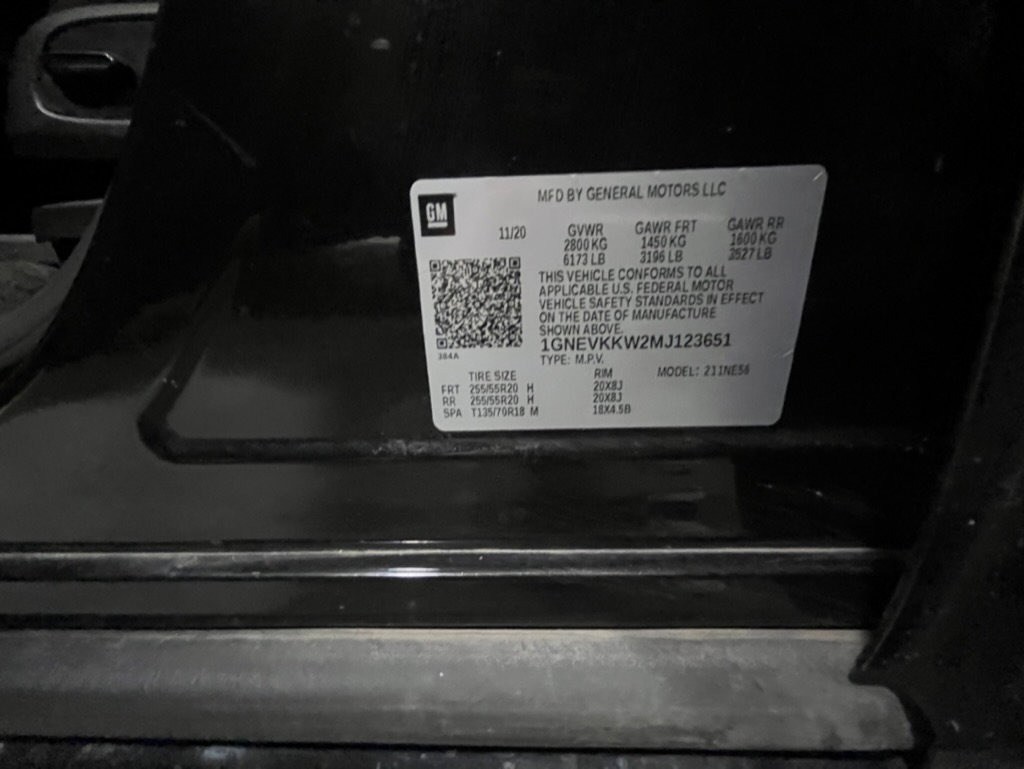 Used 2021 Chevrolet Traverse Premier w/ Redline Edition image 9