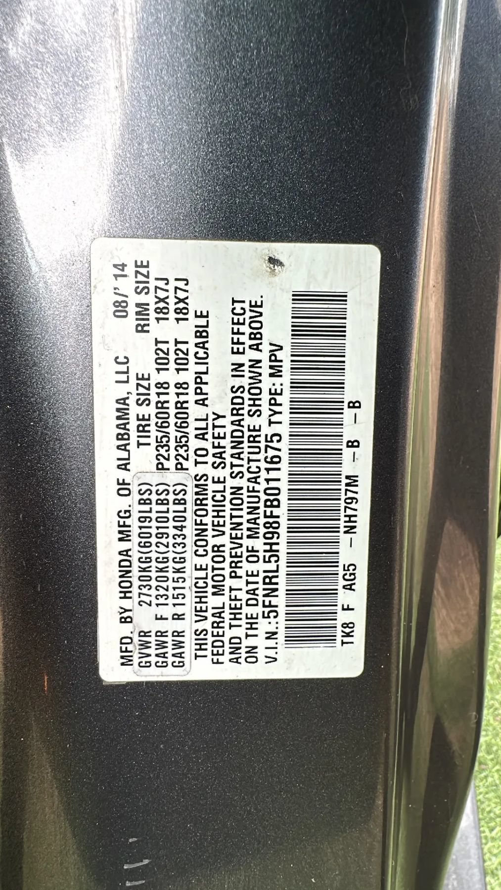 Used 2015 Honda Odyssey Touring image 50